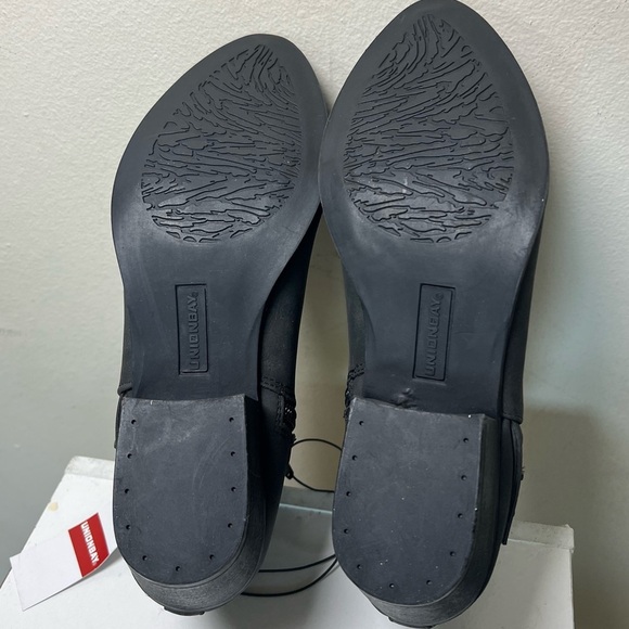 NWT UNIONBAY Tilly Black Buckle Side Zipper Short Heel Ankle Boots Sz 8.5 - Picture 10 of 10